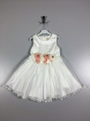 Нарядное платье для девочки (белое) TRP1799