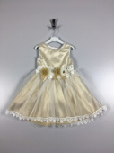 Нарядное платье для девочки (бежевое) TRP1798